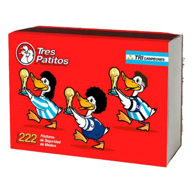Tres Patitos fosforos x 222u