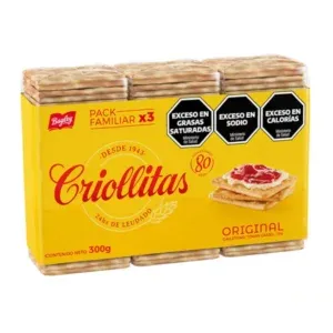 Criollitas Cracker x3