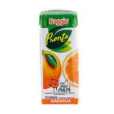 Baggio Pronto jugo Naranja 200 ml
