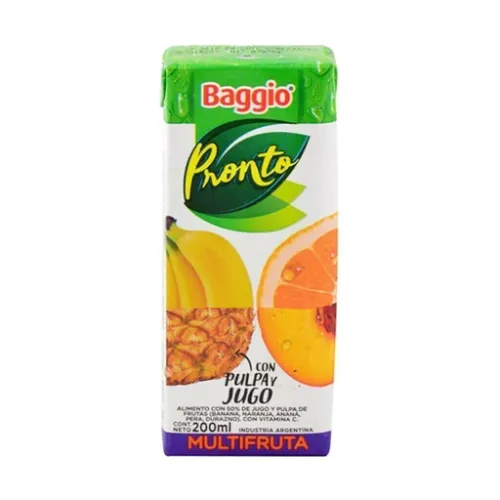 Baggio Pronto jugo multifruta 200 ml